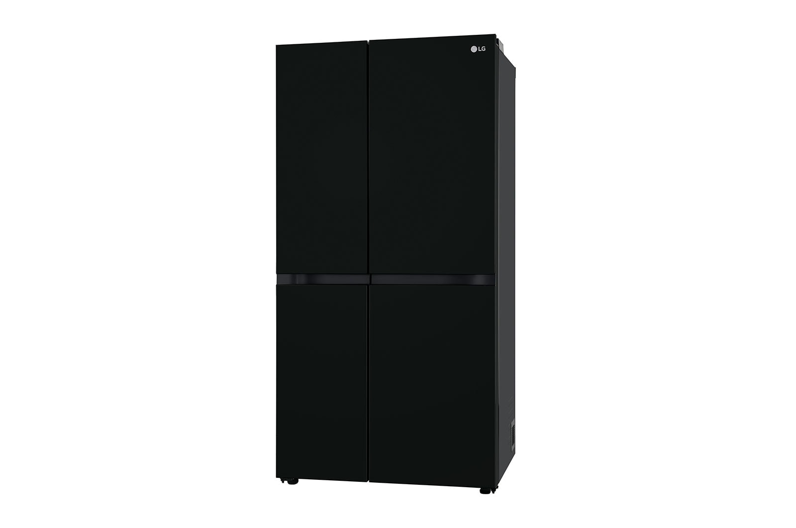 LG 650L Side by Side Refrigerator with Hygiene Fresh+™, DoorCooling+™, Smart Diagnosis™, Black Mirror Finish, 3-Star, GL-B257DBM3