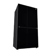 LG 655L, Side by Side Refrigerator with Premium Glass Door, Smart Inverter Compressor, Hygiene Fresh+™, DoorCooling+™, Smart Diagnosis™, Black Mirror Finish, GL-B257DBMX
