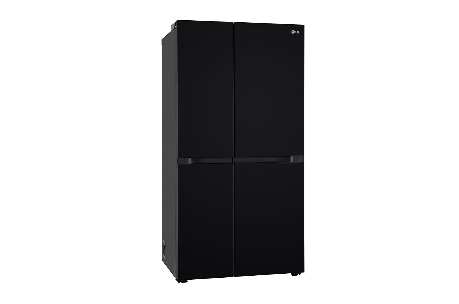 LG 655L, Side by Side Refrigerator with Premium Glass Door, Smart Inverter Compressor, Hygiene Fresh+™, DoorCooling+™, Smart Diagnosis™, Black Mirror Finish, GL-B257DBMX