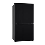 LG 655L, Side by Side Refrigerator with Premium Glass Door, Smart Inverter Compressor, Hygiene Fresh+™, DoorCooling+™, Smart Diagnosis™, Black Mirror Finish, GL-B257DBMX