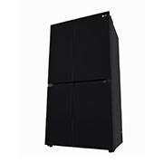 LG 655L, Side by Side Refrigerator with Premium Glass Door, Smart Inverter Compressor, Hygiene Fresh+™, DoorCooling+™, Smart Diagnosis™, Black Mirror Finish, GL-B257DBMX