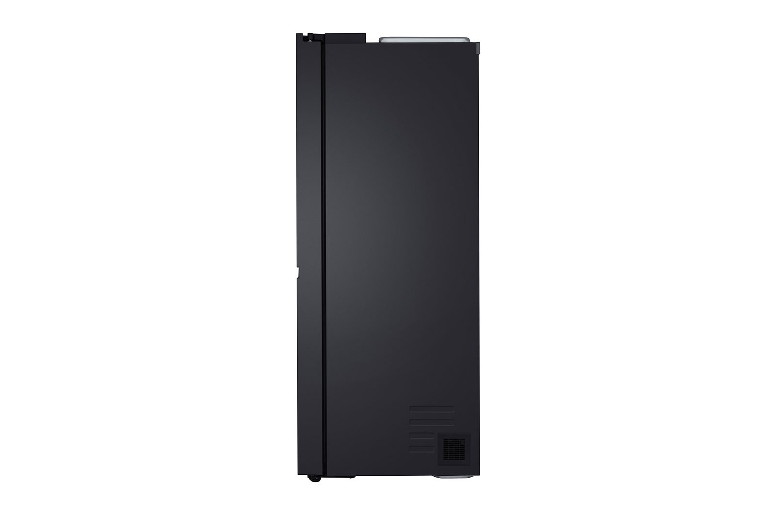 LG 655L, Side by Side Refrigerator with Premium Glass Door, Smart Inverter Compressor, Hygiene Fresh+™, DoorCooling+™, Smart Diagnosis™, Black Mirror Finish, GL-B257DBMX