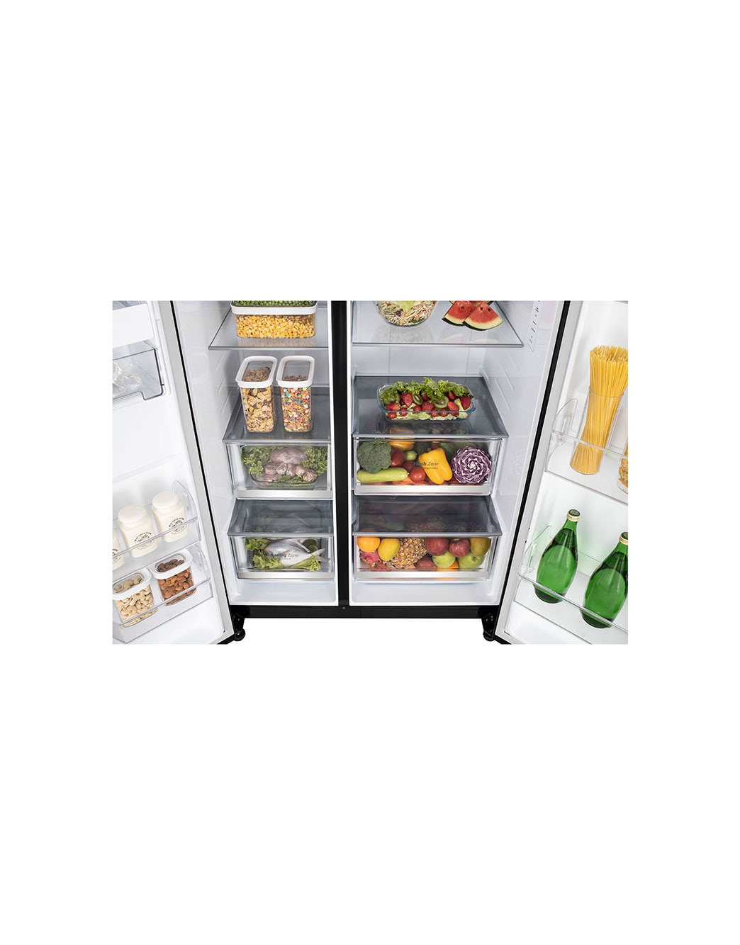 650L Smart Side-by-Side Refrigerator - GL-B257DLN3 | LG India