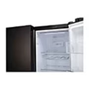 LG 650L Side by Side Refrigerator with Premium Glass Door, Hygiene Fresh+™, DoorCooling+™, Linen Brown Finish, 3-Star, GL-B257DLN3