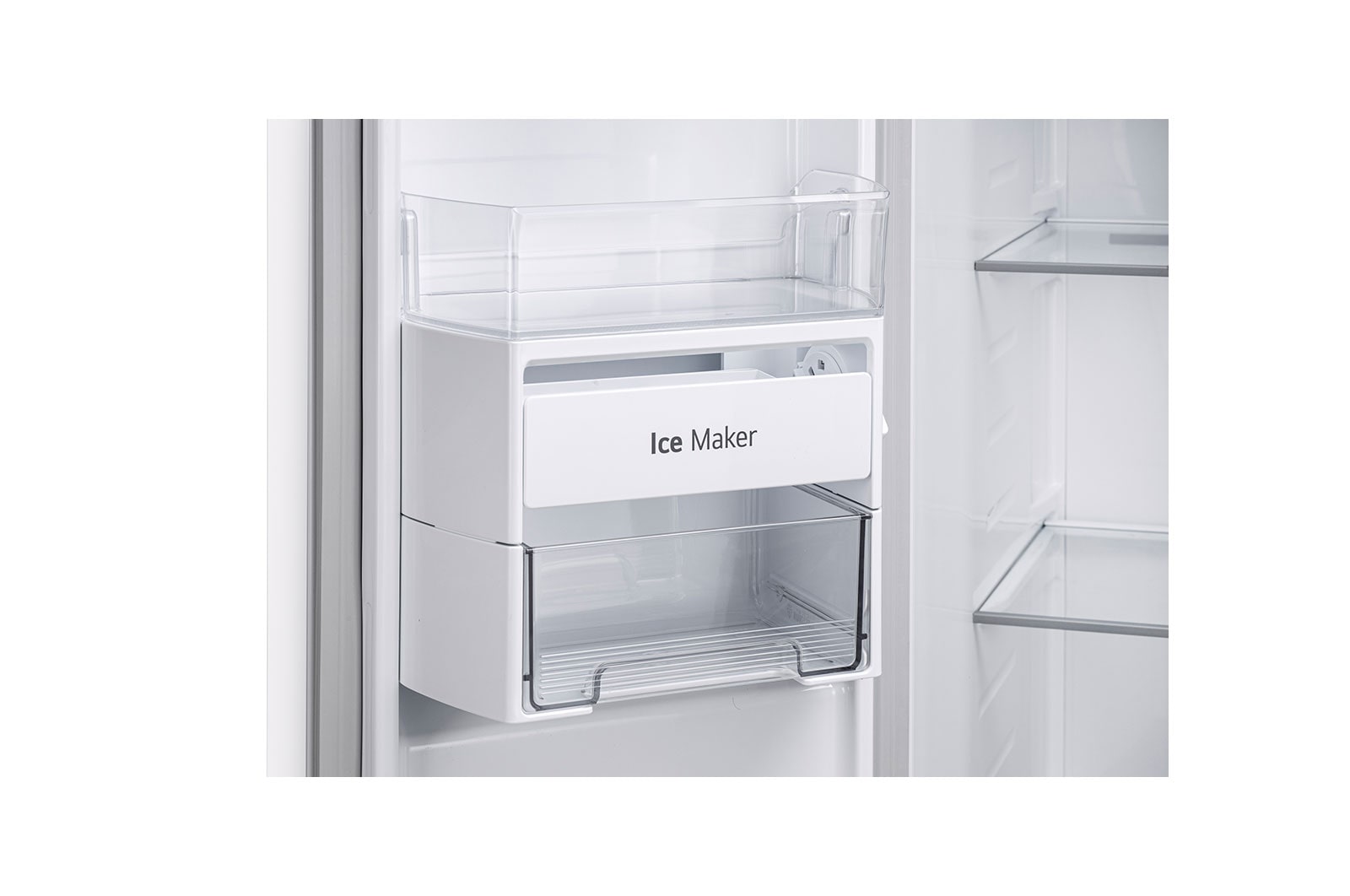 LG 650L Side by Side Refrigerator with Hygiene Fresh+™, DoorCooling+™, Smart Diagnosis™, Linen White Finish, 3-Star, GL-B257DLW3