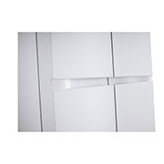 LG 650L Side by Side Refrigerator with Hygiene Fresh+™, DoorCooling+™, Smart Diagnosis™, Linen White Finish, 3-Star, GL-B257DLW3