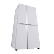 LG 650L, Convertible Side by Side Refrigerator with Premium Glass Door, Smart Inverter Compressor, Hygiene Fresh+™, DoorCooling+™, Smart Diagnosis™, Linen White Finish, GL-B257DLW3