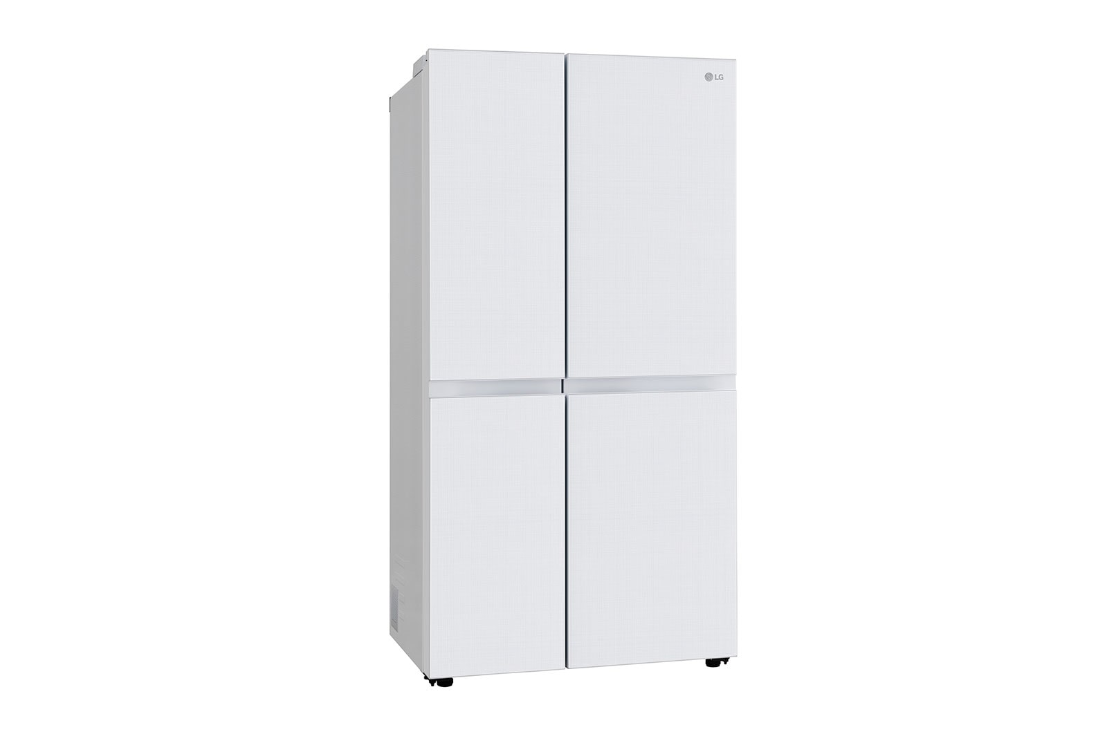 LG 650L Side by Side Refrigerator with Hygiene Fresh+™, DoorCooling+™, Smart Diagnosis™, Linen White Finish, 3-Star, GL-B257DLW3