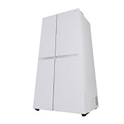 LG 650L, Convertible Side by Side Refrigerator with Premium Glass Door, Smart Inverter Compressor, Hygiene Fresh+™, DoorCooling+™, Smart Diagnosis™, Linen White Finish, GL-B257DLW3