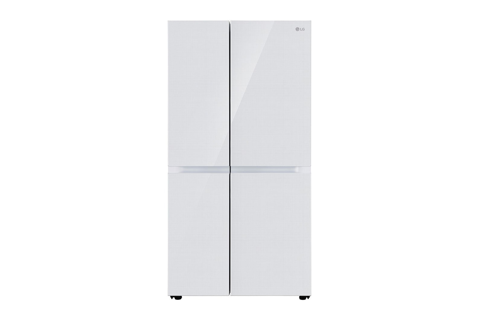 LG GL-B257DLWX side by side refrigerator front view