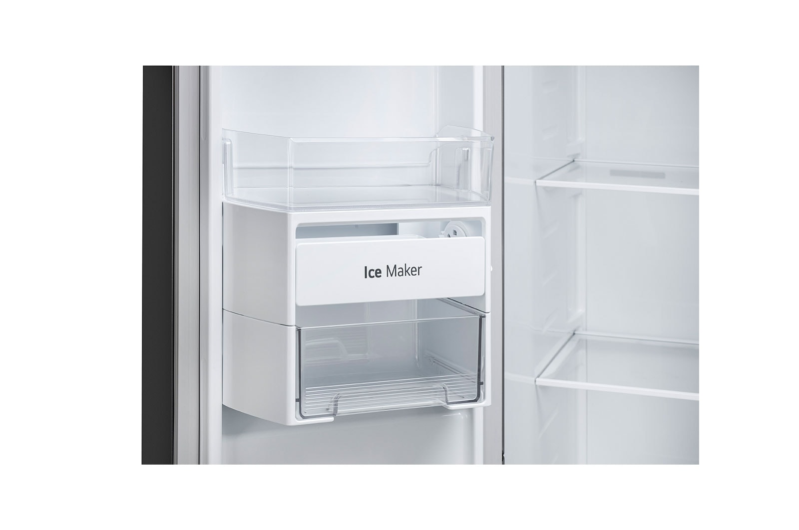 LG 650L Side-by-Side Refrigerator with Hygiene Fresh+™, DoorCooling+™, Smart Diagnosis™, Ebony Sheen Finish, 3-Star, GL-B257EES3