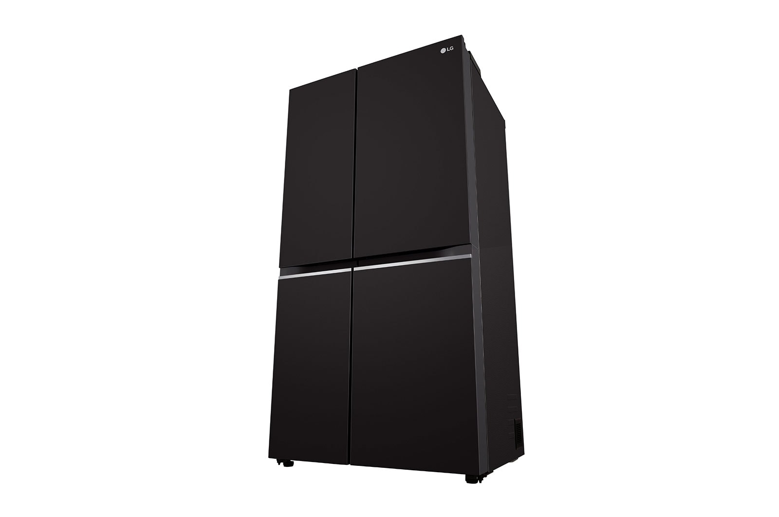 LG 650L Side-by-Side Refrigerator with Hygiene Fresh+™, DoorCooling+™, Smart Diagnosis™, Ebony Sheen Finish, 3-Star, GL-B257EES3