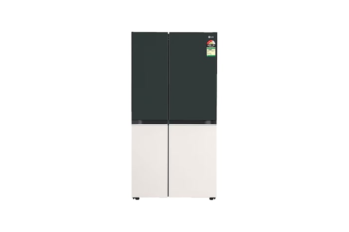 Front view of LG Refrigerators, Side by side refrigerators GL-B257EET3