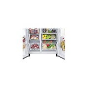 LG 650L Side-by-Side Refrigerator with Hygiene Fresh+™, DoorCooling+™, Smart Diagnosis™, Shiny Steel Finish, 3-Star, GL-B257EPZ3