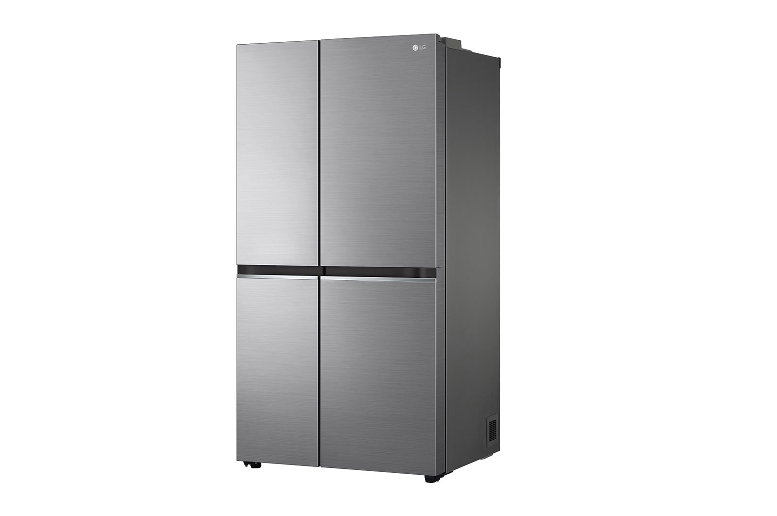 LG 650L Side-by-Side Refrigerator with Hygiene Fresh+™, DoorCooling+™, Smart Diagnosis™, Shiny Steel Finish, 3-Star, GL-B257EPZ3