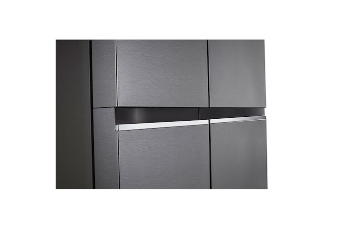 LG 655L Side-by-Side Refrigerator, Smart Inverter Compressor, Multi Air Flow, Smart Diagnosis™, Dazzle Steel, 3 Star, GL-B257HDSY