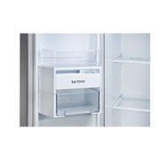 LG 655L, Side-by-Side Refrigerator with Smart Inverter Compressor, Multi Air Flow, Multi Digital Sensors, Express Freezing, Smart Diagnosis™, Dazzle Steel, GL-B257HDSY