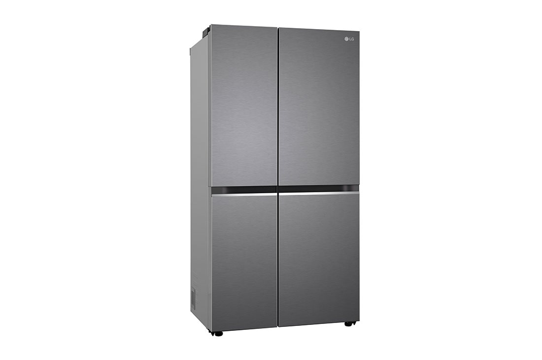 LG 655L Side-by-Side Refrigerator, Smart Inverter Compressor, Multi Air Flow, Smart Diagnosis™, Dazzle Steel, 3 Star, GL-B257HDSY