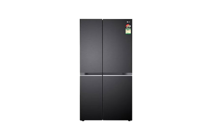 Front view of LG Refrigerators, Side by side refrigerators GL-B257HMC3