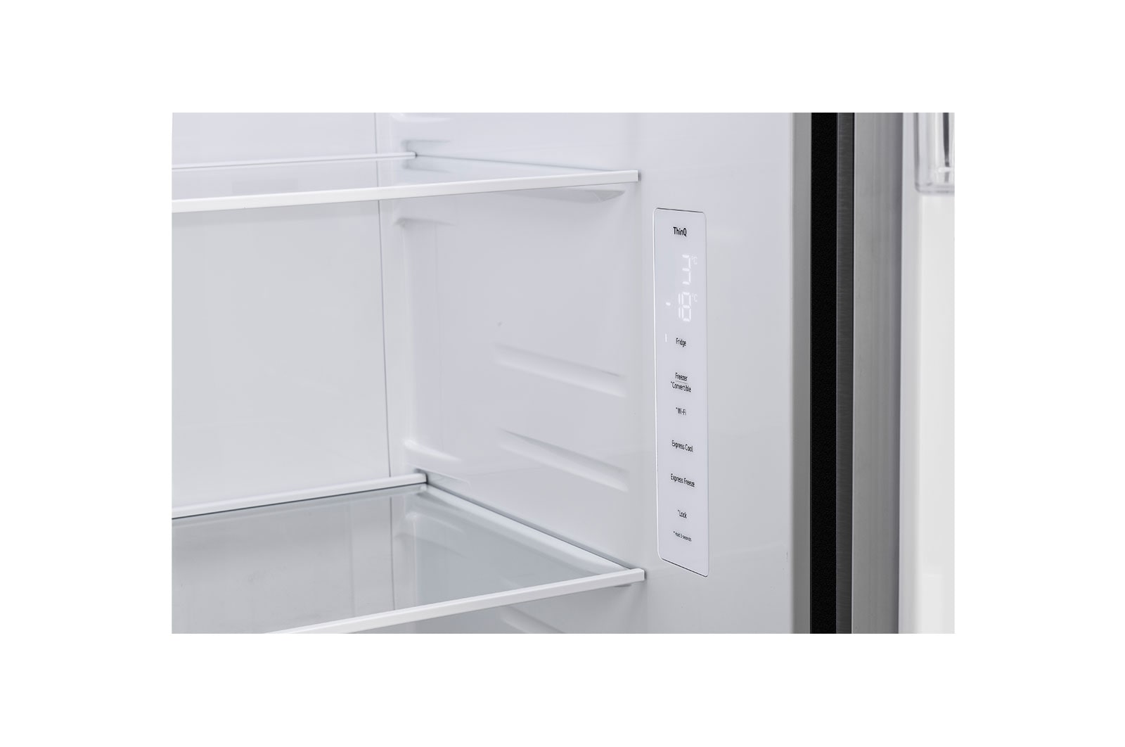 LG 650L Side-by-Side Refrigerator with Multi Air Flow, Multi Digital Sensors, Smart Diagnosis™, Matte Black Finish, 3-Star, GL-B257HMC3