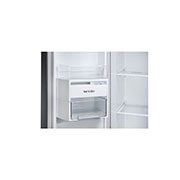 LG 650L Side-by-Side Refrigerator with Multi Air Flow, Multi Digital Sensors, Smart Diagnosis™, Matte Black Finish, 3-Star, GL-B257HMC3