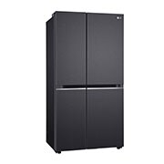 LG 655L, Side-by-Side Refrigerator with Smart Inverter Compressor, Multi Air Flow, Multi Digital Sensors, Express Freezing, Smart Diagnosis™, Matte Black  Finish, GL-B257HMCY