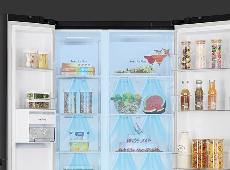 LG GL-B257HWB3 Refrigerator Multi Air Flow