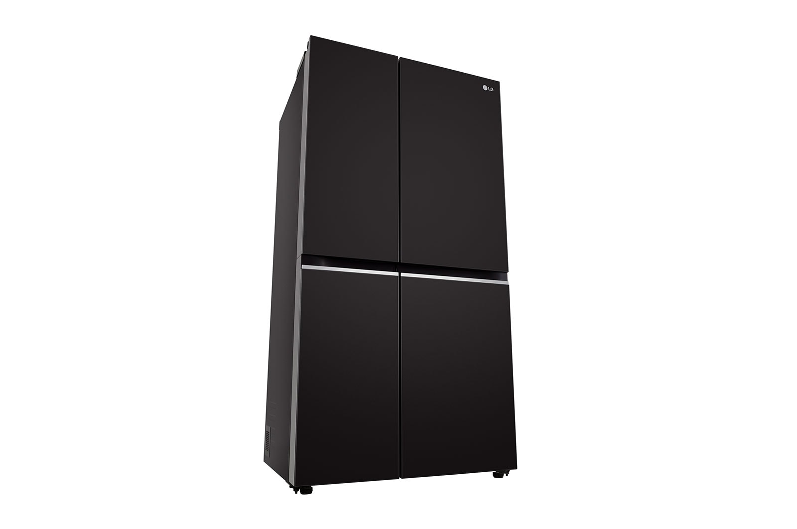 LG 650L Side-by-Side Refrigerator with Multi Air Flow, Multi Digital Sensors, Express Freezing, Western Black Finish, 3-Star, GL-B257HWB3