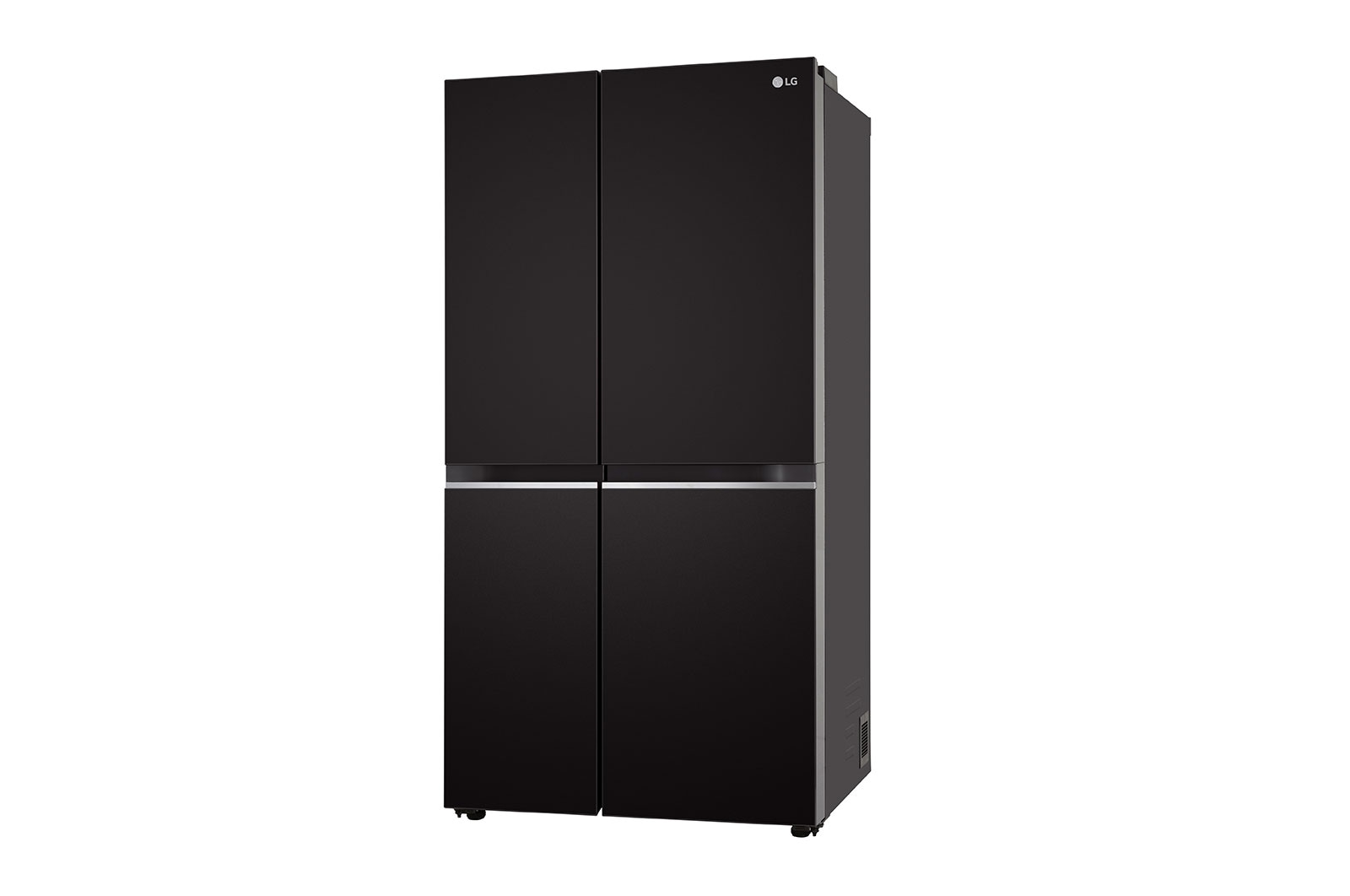 LG 650L Side-by-Side Refrigerator with Multi Air Flow, Multi Digital Sensors, Express Freezing, Western Black Finish, 3-Star, GL-B257HWB3