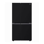 LG GL-B257HWBY side by side refrigerator front view