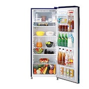 LG 261L, 3 Star, Smart Inverter Compressor, Smart Connect, Blue Charm Finish, Direct Cool Single Door Refrigerator, GL-B281BBCX