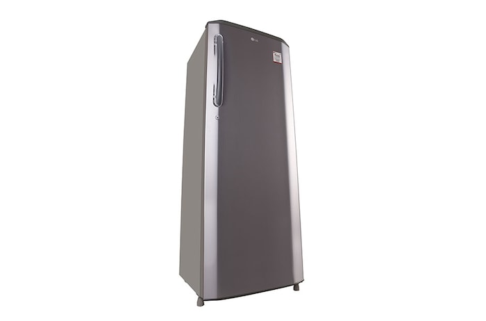 LG 261L Single Door Refrigerator, Smart Connect™, Solar Smart*, Shiny Steel Finish, 3 Star, GL-B281BPZX