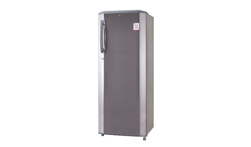LG 261L Single Door Refrigerator, Smart Connect™, Solar Smart*, Shiny Steel Finish, 3 Star, GL-B281BPZX