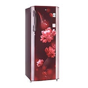 LG 261L, 3 Star, Smart Inverter Compressor, Smart Connect, Scarlet Charm Finish, Direct Cool Single Door Refrigerator, GL-B281BSCX