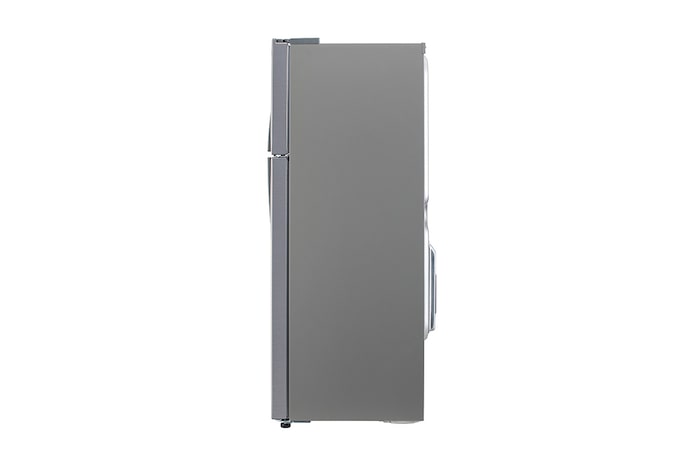 LG 291L Double Door Refrigerator, Smart Inverter Compressor, Base Stand Drawer, Shiny Steel Finish, 2 Star, GL-C322KPZY