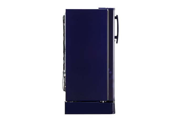 LG 185L, 3 Star, With Base Stand Drawer, Blue Euphoria Finish, Direct Cool Single Door Refrigerator, GL-D199OBED