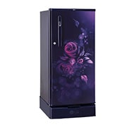 LG 185L, 3 Star, With Base Stand Drawer, Blue Euphoria Finish, Direct Cool Single Door Refrigerator, GL-D199OBED