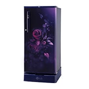 LG 185L, 3 Star, With Base Stand Drawer, Blue Euphoria Finish, Direct Cool Single Door Refrigerator, GL-D199OBED