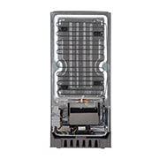 LG 185L, 4 Star, Smart Inverter Compressor, Smart Connect, With Base Stand Drawer, Shiny Steel Finish, Direct Cool Single Door Refrigerator, GL-D199OPZY
