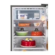 LG 185L, 4 Star, Smart Inverter Compressor, Smart Connect, With Base Stand Drawer, Shiny Steel Finish, Direct Cool Single Door Refrigerator, GL-D199OPZY