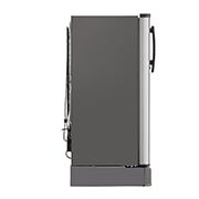 LG 185L, 4 Star, Smart Inverter Compressor, Smart Connect, With Base Stand Drawer, Shiny Steel Finish, Direct Cool Single Door Refrigerator, GL-D199OPZY