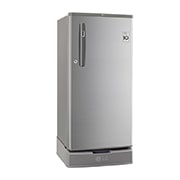 LG 185L, 4 Star, Smart Inverter Compressor, Smart Connect, With Base Stand Drawer, Shiny Steel Finish, Direct Cool Single Door Refrigerator, GL-D199OPZY