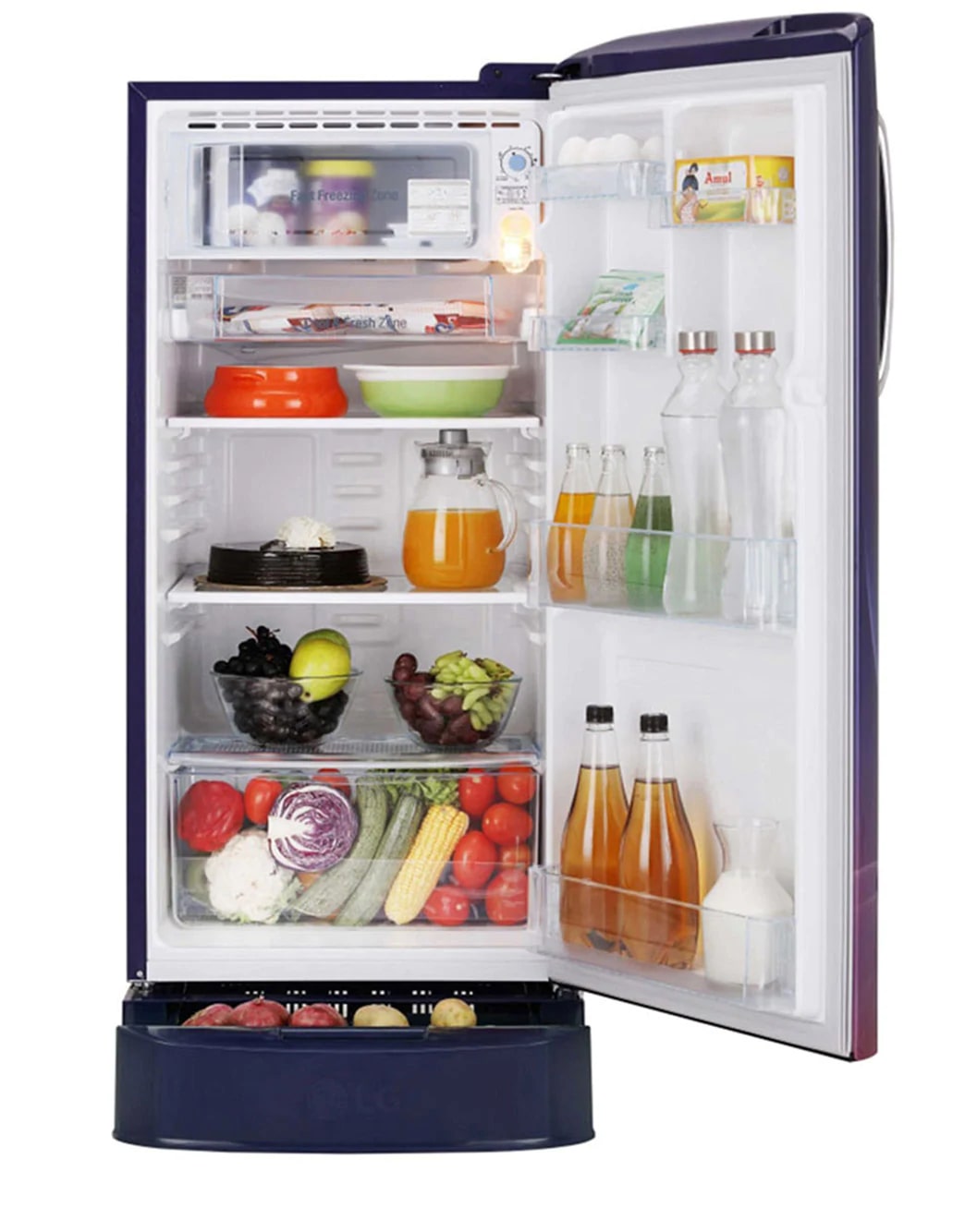 Buy LG 190L Single Door Refrigerator - GL-D201ABPD | LG IN
