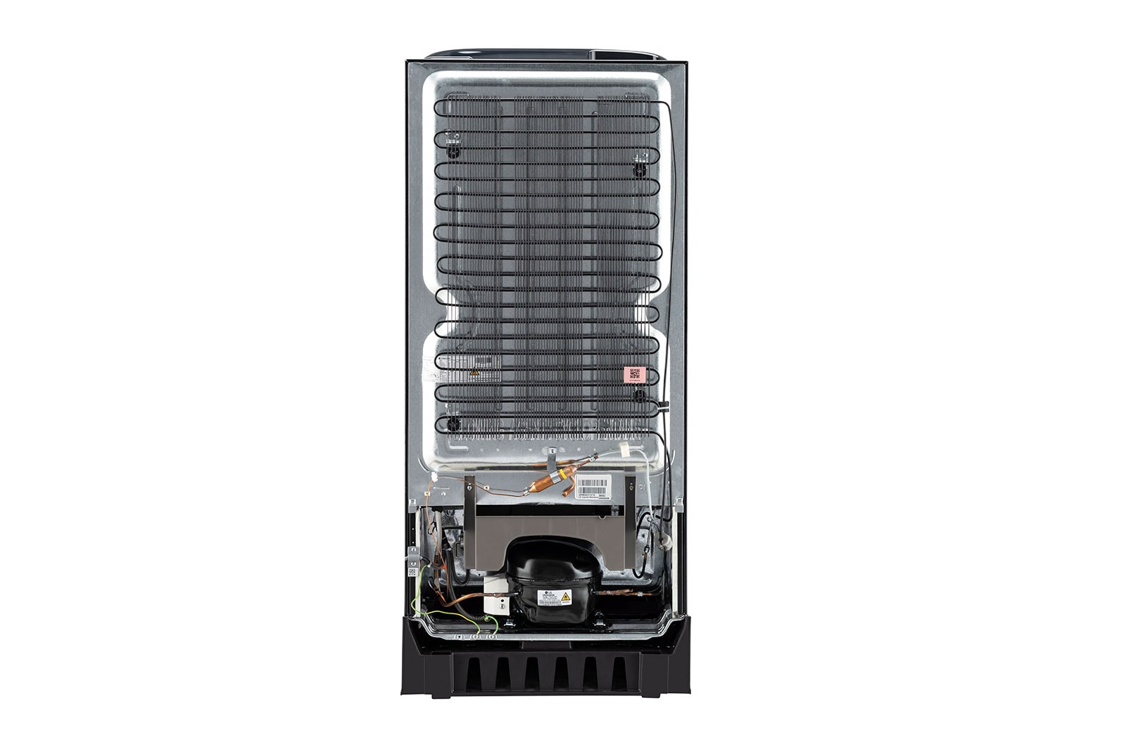 LG 185L, 3 Star, With Base Stand Drawer, Ebony Regal Finish, Direct Cool Single Door Refrigerator, GL-D201AELD