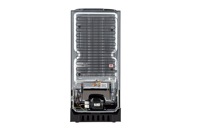 LG 185L, 3 Star, With Base Stand Drawer, Ebony Regal Finish, Direct Cool Single Door Refrigerator, GL-D201AELD