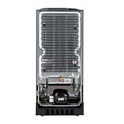 LG 185L, 3 Star, With Base Stand Drawer, Ebony Regal Finish, Direct Cool Single Door Refrigerator, GL-D201AELD