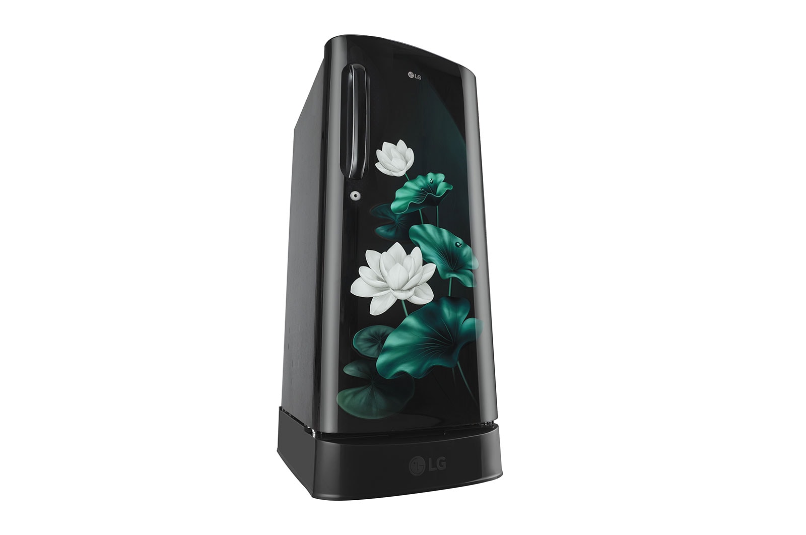 LG 185L, 3 Star, With Base Stand Drawer, Ebony Regal Finish, Direct Cool Single Door Refrigerator, GL-D201AELD