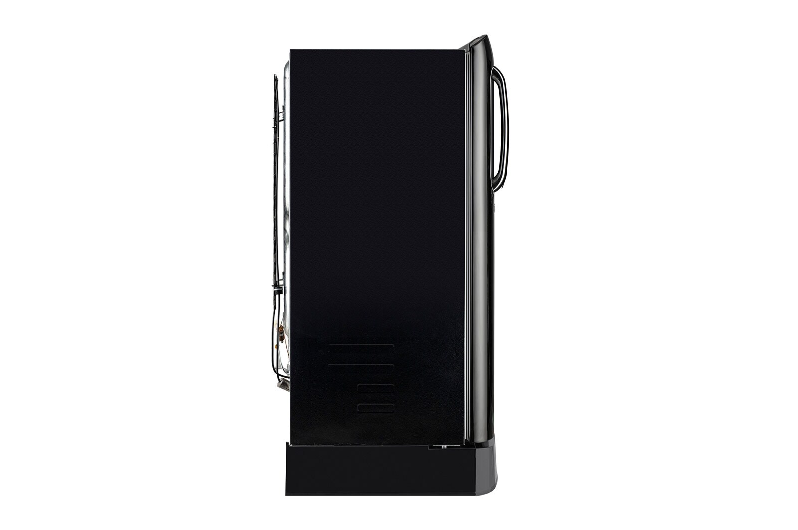 LG 185L, 3 Star, With Base Stand Drawer, Ebony Regal Finish, Direct Cool Single Door Refrigerator, GL-D201AELD