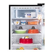 LG 185L, 3 Star, With Base Stand Drawer, Ebony Regal Finish, Direct Cool Single Door Refrigerator, GL-D201AELD