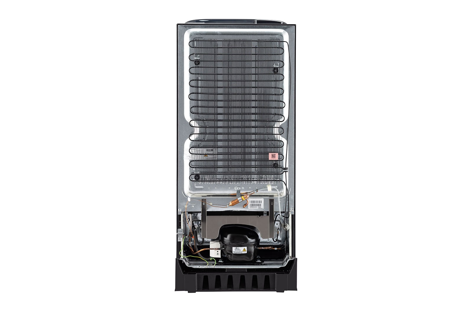 LG 185L, 3 Star, With Base Stand Drawer, Ebony Regal Finish, Direct Cool Single Door Refrigerator, GL-D201AERD